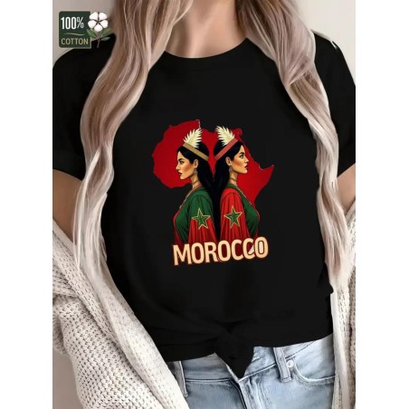 T-shirt Afro-Morocco